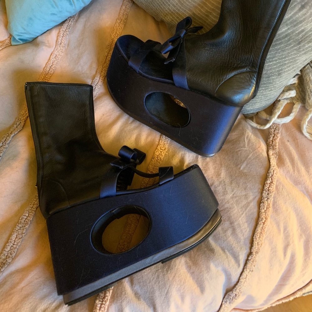 Size 7 Prada Platforms SS13